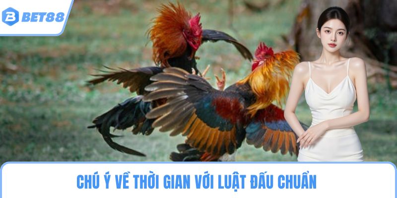 Chú ý về thời gian với luật đấu chuẩn