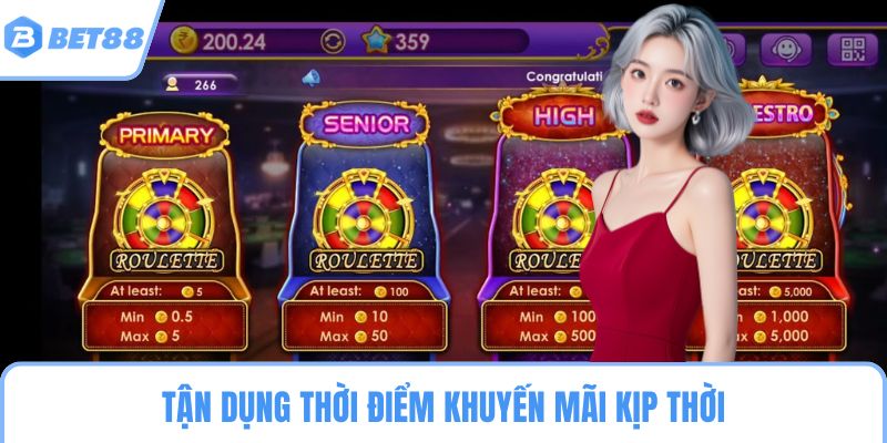 Tận dụng thời điểm khuyến mãi kịp thời